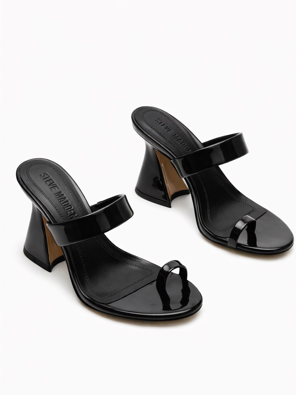 STEVE MADDEN RENIE BLACK HEELS